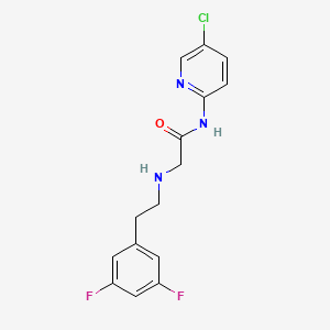 Chemical structure of SR 12460