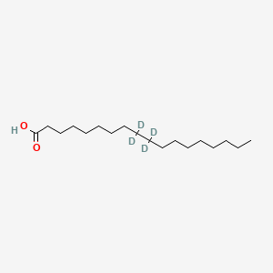 Chemical structure of Stearic Acid-d4