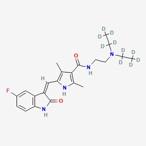 Chemical structure of Sunitinib-d10