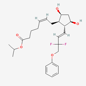 Chemical structure of Tafluprost-d4