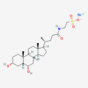 Chemical structure of Sodium taurohyodeoxycholate