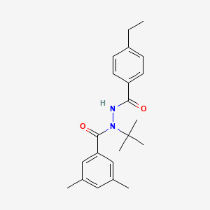 Chemical structure of Tebufenozide