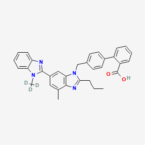 Chemical structure of Telmisartan-d3