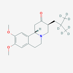 Chemical structure of Tetrabenazine-d7