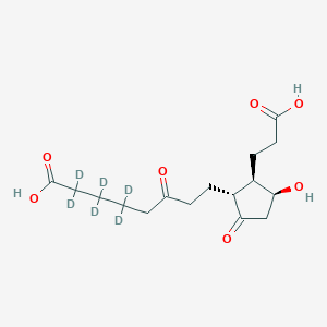 Chemical structure of tetranor-PGDM-d6