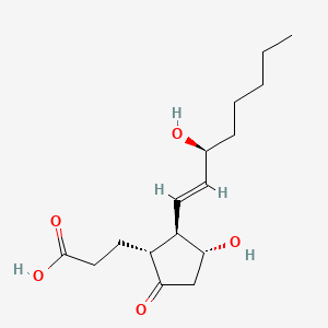 Chemical structure of Tetranorprostaglandin E1