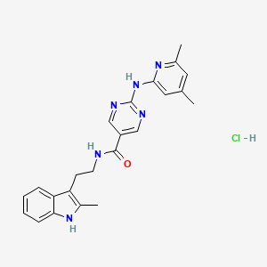 Chemical structure of TG11-77 hydrochloride
