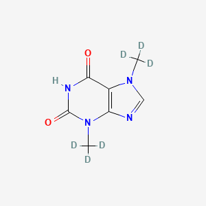 Chemical structure of Theobromine-d6