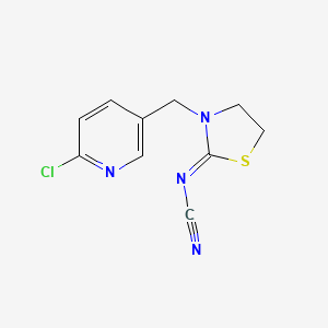 Chemical structure of Thiacloprid