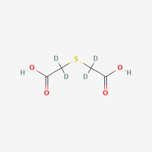 Chemical structure of Thiodiglycolic Acid-d4