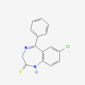 Chemical structure of Thionordiazepam