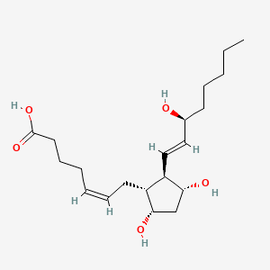 Chemical structure of Thromboxane B2-d9