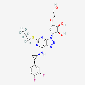 Chemical structure of Ticagrelor-d7