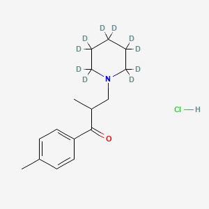 Chemical structure of Tolperisone-d10 Hydrochloride