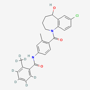 Chemical structure of Tolvaptan-d7