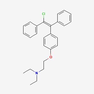 Chemical structure of Toremifene-d6