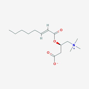 Chemical structure of 2-Octenoyl carnitine