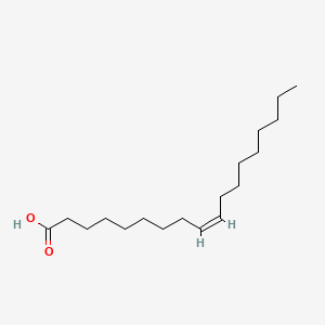 Chemical structure of trans-Vaccenic Acid-d13