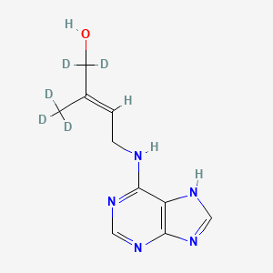 Chemical structure of trans-Zeatin-d5