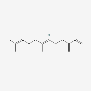 Chemical structure of beta-Farnesene