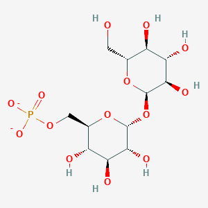 Chemical structure of Trehalose 6-phosphate (potassium salt hydrate)