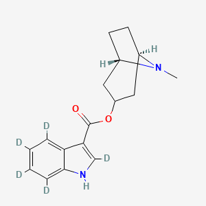 Chemical structure of Tropisetron-d5
