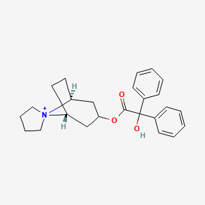 Chemical structure of Trospium-d8 (chloride)