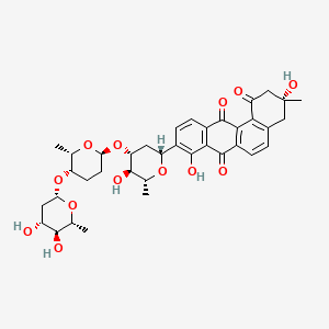 Chemical structure of Urdamycin B
