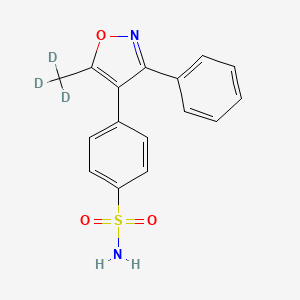 Chemical structure of Valdecoxib-d3