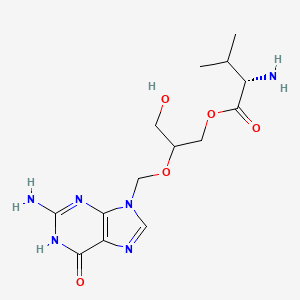 Chemical structure of Valganciclovir-d5 (hydrochloride)