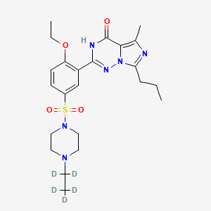 Chemical structure of Vardenafil-d5