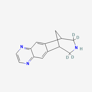Chemical structure of Varenicline-d4