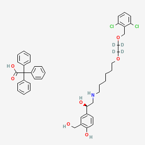 Chemical structure of Vilanterol Trifenatate-d4
