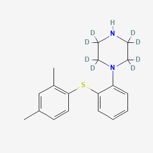Chemical structure of Vortioxetine-d8