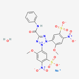 Chemical structure of XTT (sodium salt hydrate)
