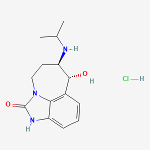 Chemical structure of Zilpaterol Hydrochloride