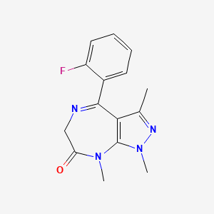 Chemical structure of Zolazepam