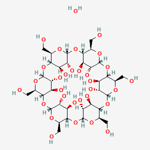 Chemical structure of α-Cyclodextrin (hydrate)