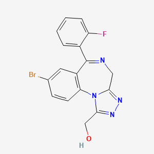 Chemical structure of α-hydroxy Flubromazolam