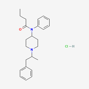 Chemical structure of α-methyl Butyryl fentanyl (hydrochloride)