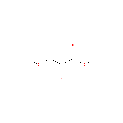 Chemical structure of β-hydroxy Pyruvic Acid (lithium salt hydrate)