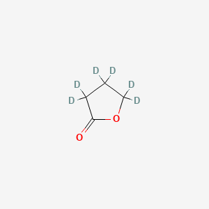 Chemical structure of γ-Butyrolactone-d6