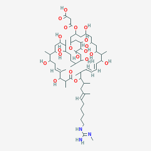 Chemical structure of Malolactomycin C