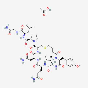 Chemical structure of Carbetocin (acetate)