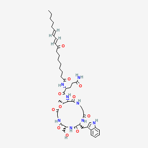 Chemical structure of Aselacin C