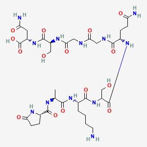 Chemical structure of Thymulin (acetate hydrate)