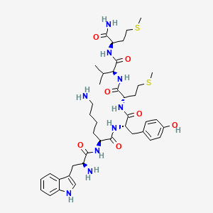 Chemical structure of WKYMVm (trifluoroacetate salt)
