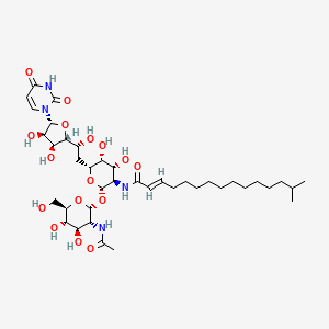 Chemical structure of Tunicamycin 16:1 Mixture