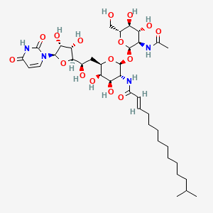 Chemical structure of Tunicamycin 15:1 Mixture