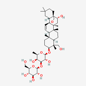 Chemical structure of Saikosaponin D (hydrate)